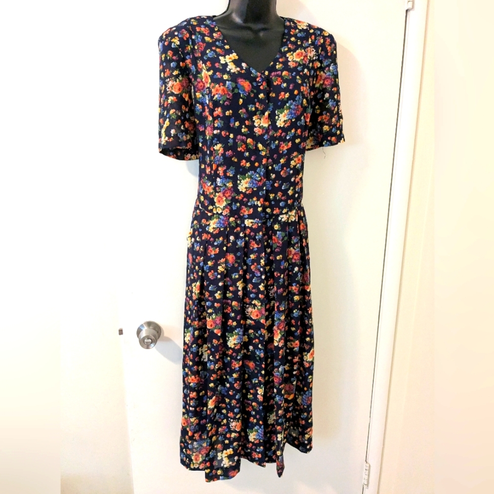 Floral Print Women's Dress